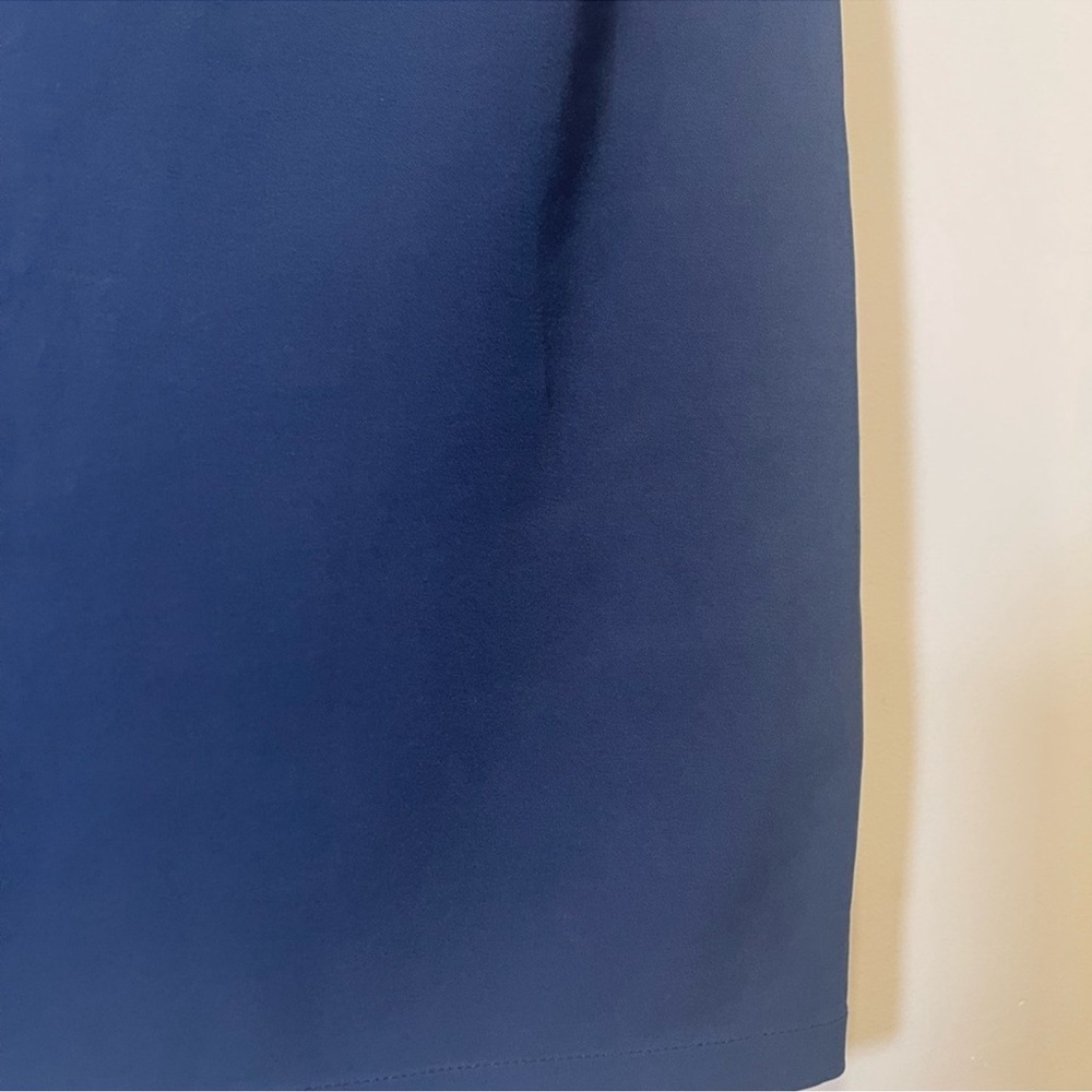 Prada Italy Dark Navy  Classic Pensil Midi Skirt Size EU 38, US 6 - Picture 14 of 15